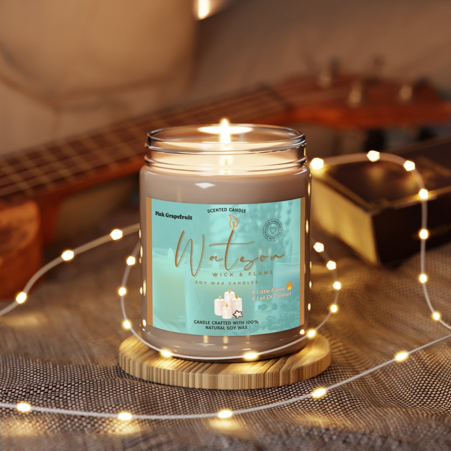 Fresh Scented Candles - 9oz Soy Wax Candle for Home Fragrance