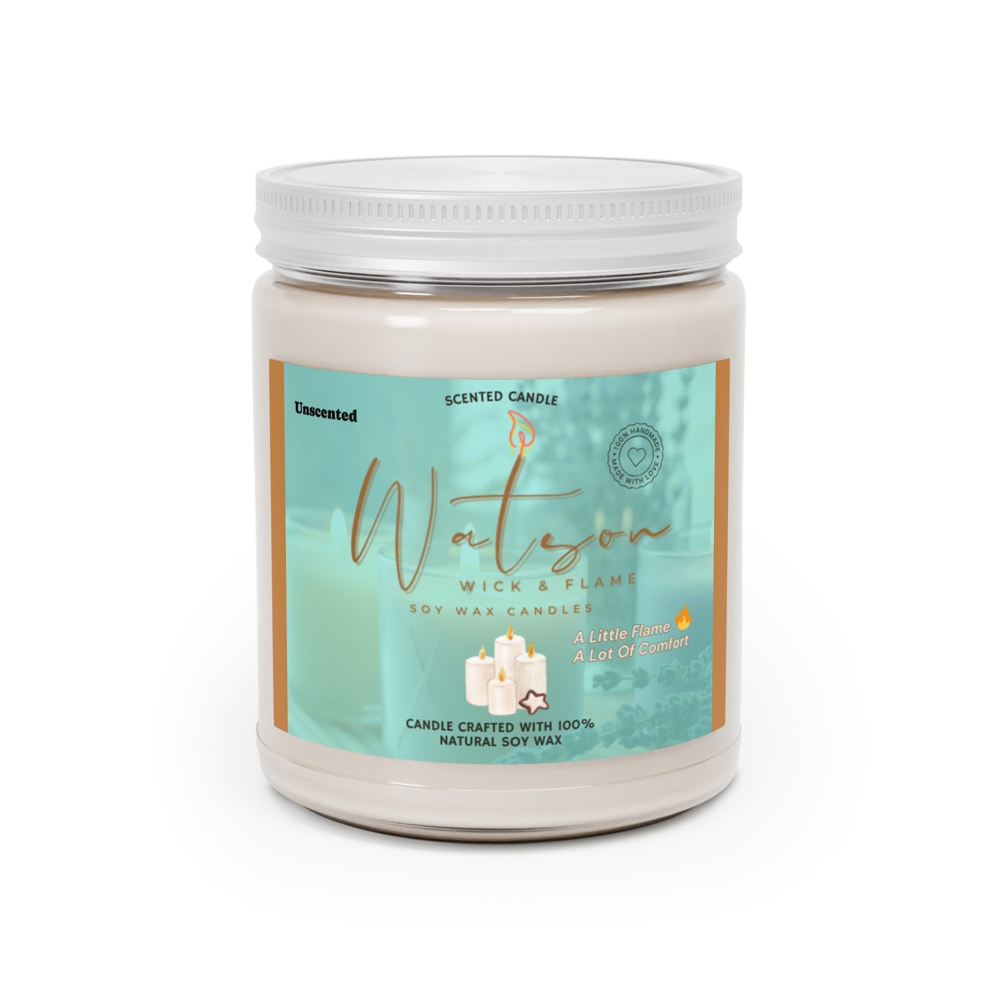 Fresh Scented Candles - 9oz Soy Wax Candle for Home Fragrance