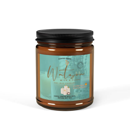Therapeutic Scented Soy Candle - Multi-Size Amber Jar | Perfect for Home & Gift Giving