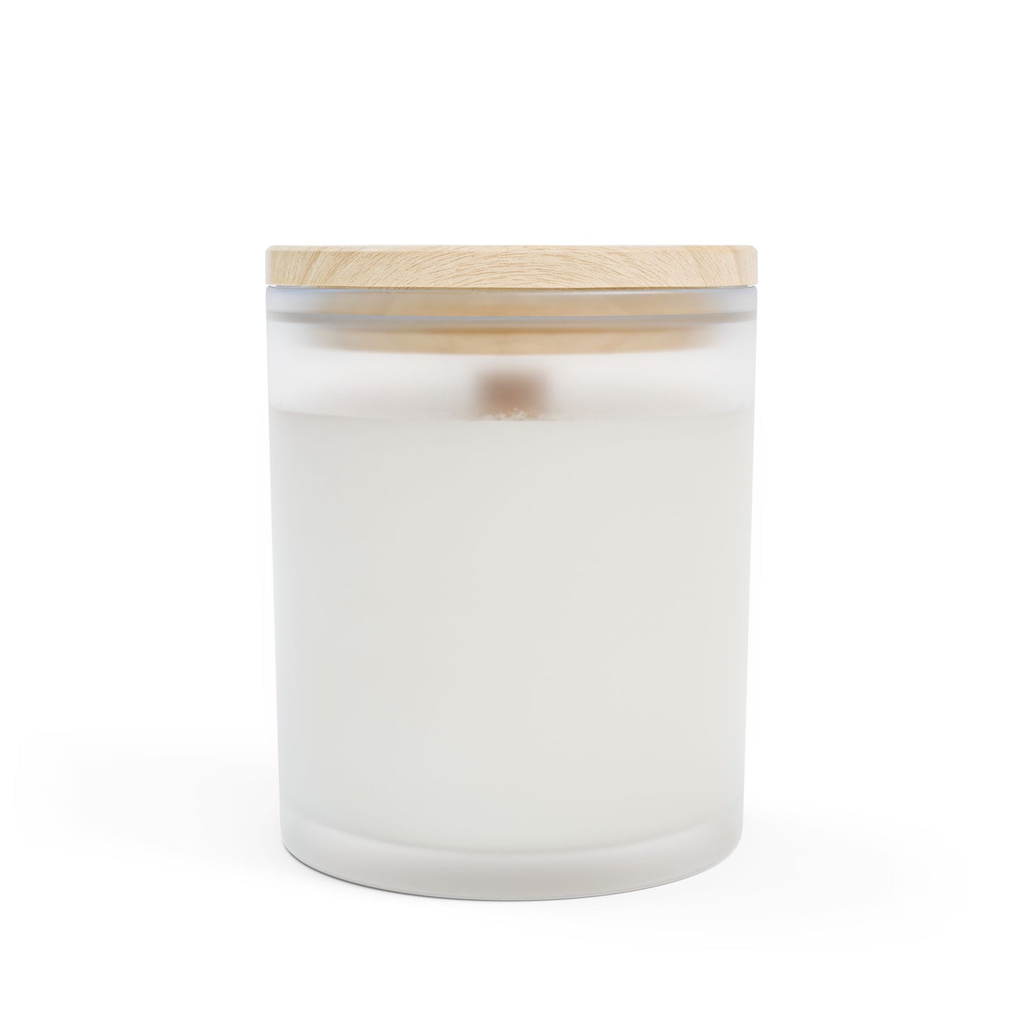 Aromatherapy Frosted Glass Coconut Soy Wax Candle, 11oz