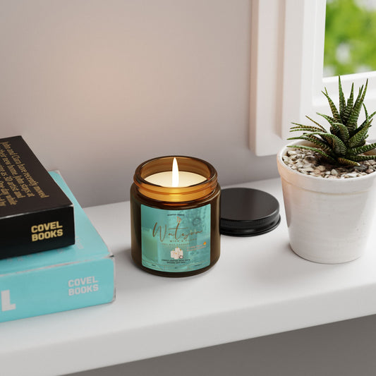 Therapeutic Scented Soy Candle - Multi-Size Amber Jar | Perfect for Home & Gift Giving