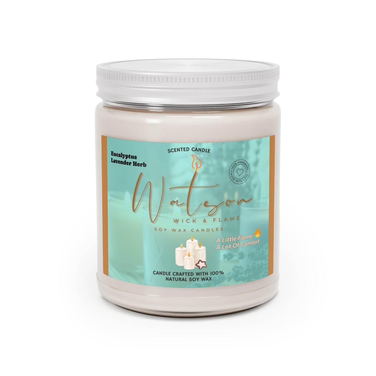 Fresh Scented Candles - 9oz Soy Wax Candle for Home Fragrance